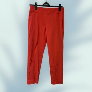 Krazy Larry Orange Pull On Pants - size 8